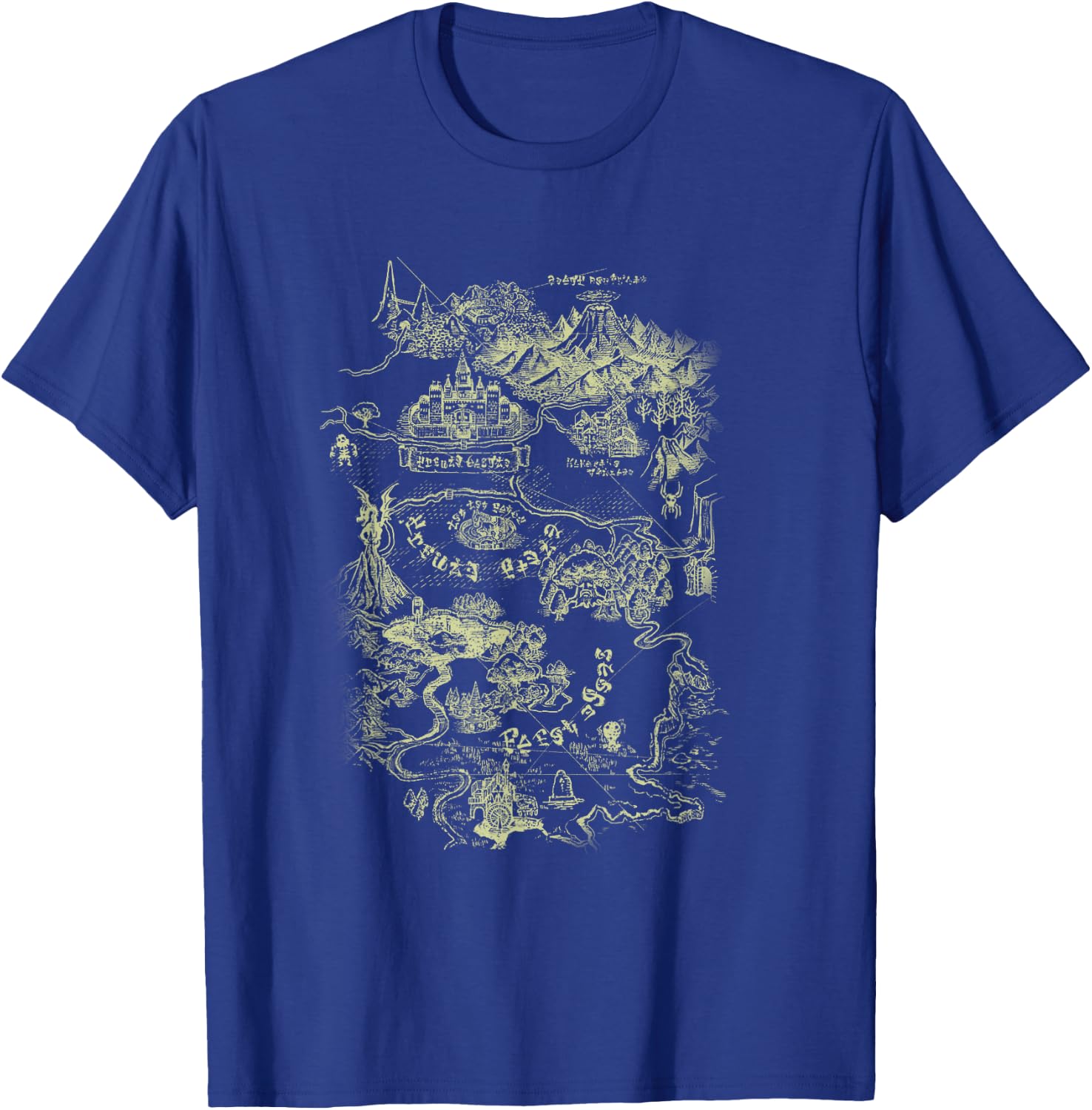 The Legend of Zelda Hyrule Map T-Shirt - T-Shirt | Royal