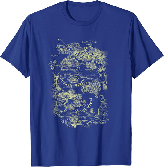 The Legend of Zelda Hyrule Map T-Shirt - T-Shirt | Royal