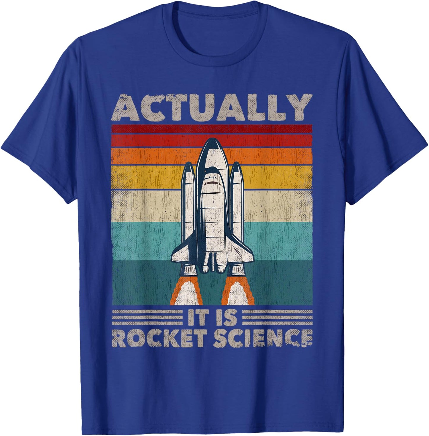 Funny Rocket Science Aerospace Engineer T-Shirt - T-Shirt | Royal