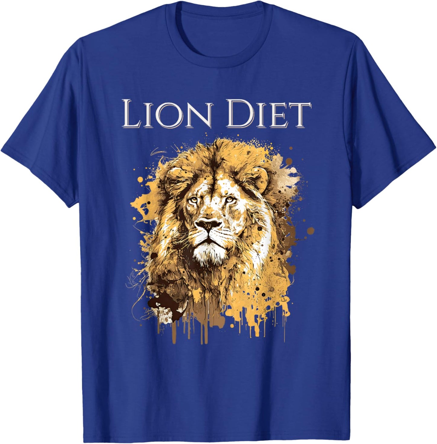 Carnivore: Zero Carb Lion Diet Lifestyle T-Shirt - T-Shirt | Royal