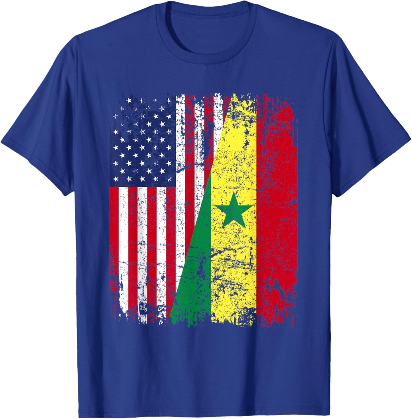 SENEGALESE American Flag | Men Women Kids | SENEGAL T-Shirt - T-Shirt | Royal