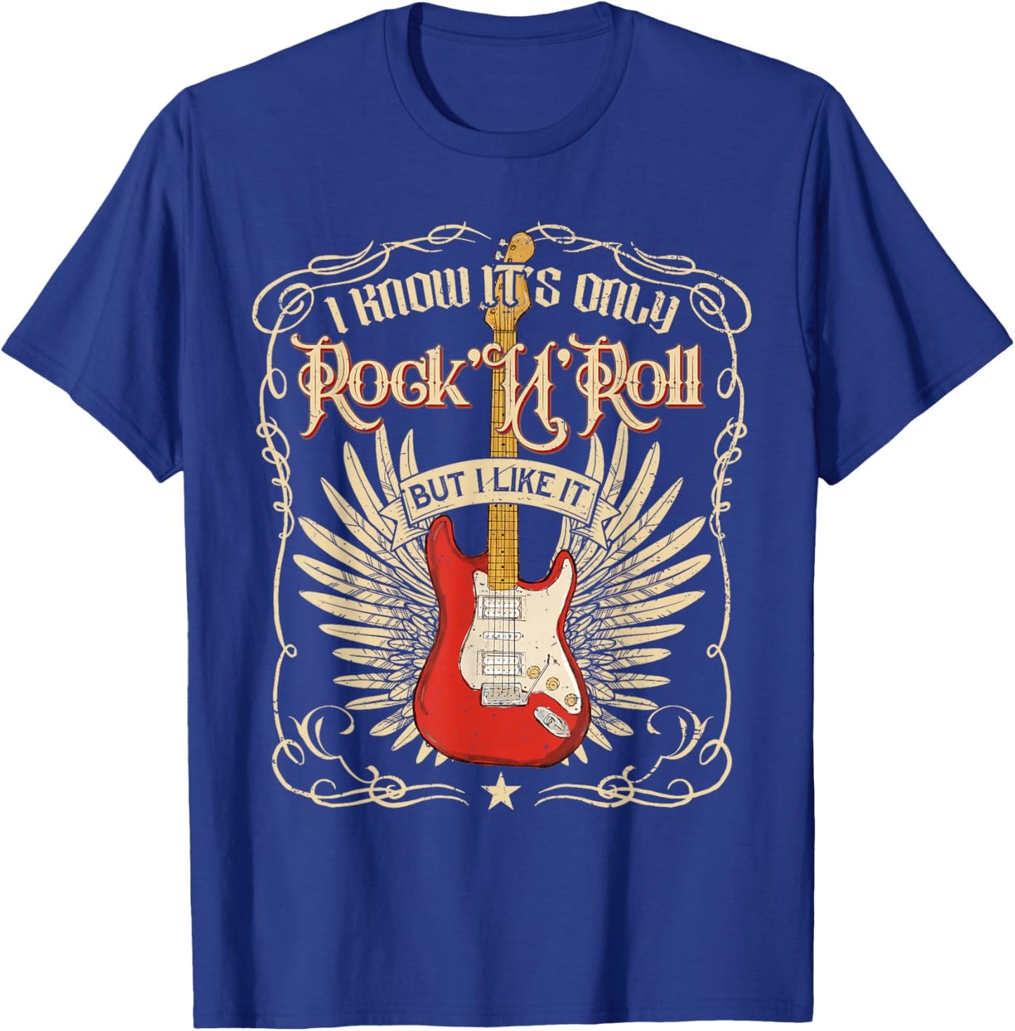 Ich weiß, es ist nur Rock'n'Roll, Aber ich mag es, Rockmusik T-Shirt - T-Shirt | Royal