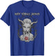 Not Today Jesus I Satanic Baphomet Pentagram T-Shirt - T-Shirt | Royal