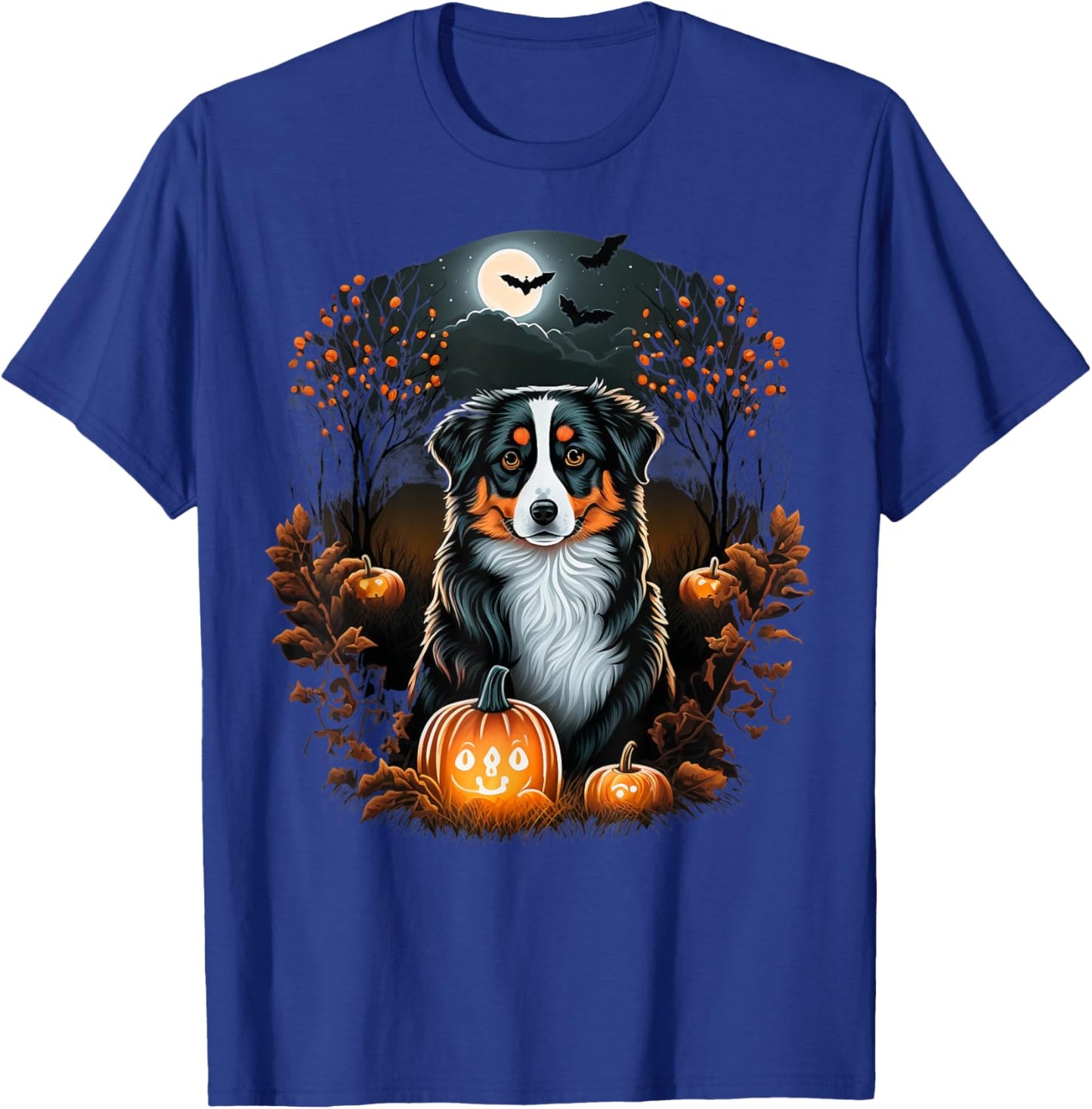 Australian Shepherd costume on Australian Shepherd Halloween T-Shirt - T-Shirt | Royal