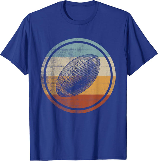 Retro Vintage Design American Football T-Shirt - T-Shirt | Royal