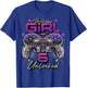 Gamer Girl Level 6 Unlocked 6th Birthday Video Gaming Girl T-Shirt - T-Shirt | Royal
