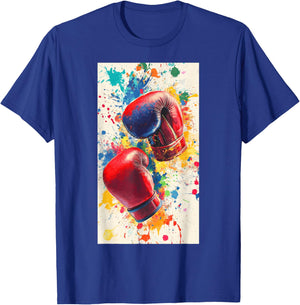 Boxing Gloves Sport Boxer Prompt Fitness Gym T-Shirt - T-Shirt | Royal