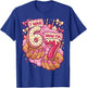 I was 6 Now I'm 7 7th Birthday 6 7 Birthday Girls T-Shirt - T-Shirt | Royal