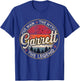Garrett The Man The Myth The Legend Personalized Name T-Shirt - T-Shirt | Royal