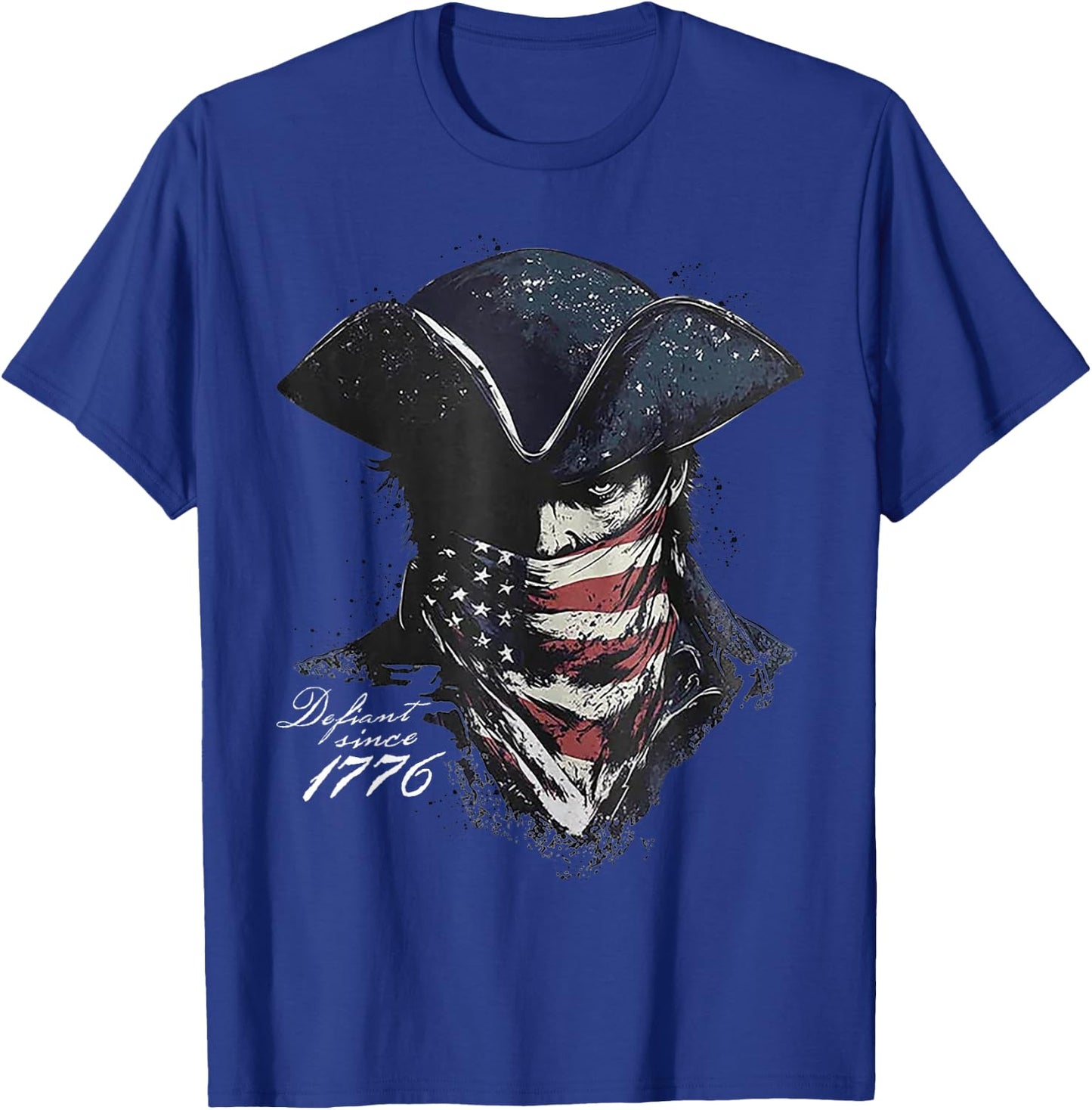 Defiant Since 1776 T-Shirt - T-Shirt | Royal