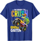 Back To School Boy Dinosaur I'm Ready To Crush Kindergarten T-Shirt - T-Shirt | Royal