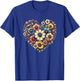 Flowers Love Beautiful Colorful Botanical Floral Art Garden T-Shirt - T-Shirt | Royal