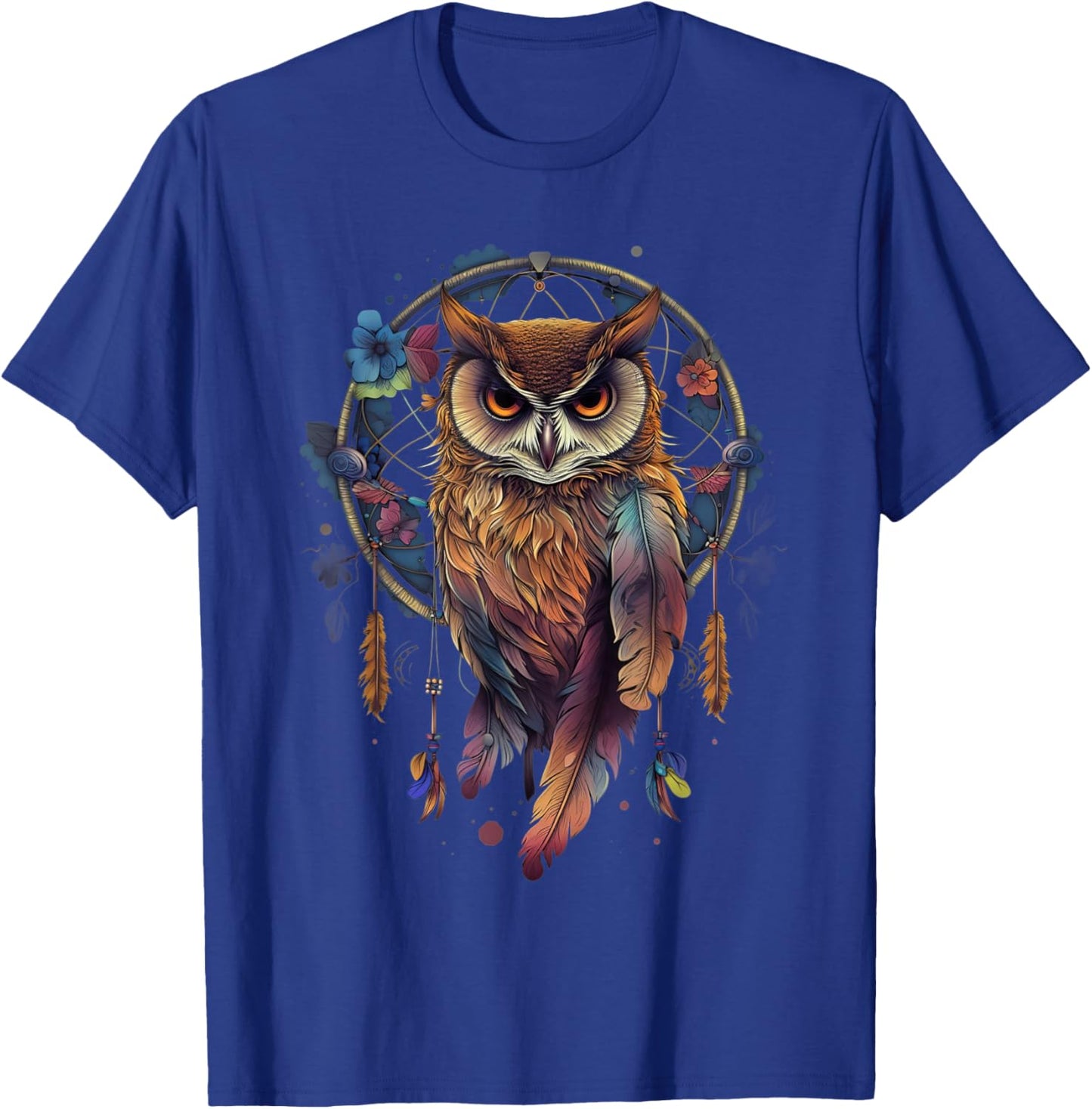 Owl Dream Catcher Bird for a Esotericist T-Shirt - T-Shirt | Royal