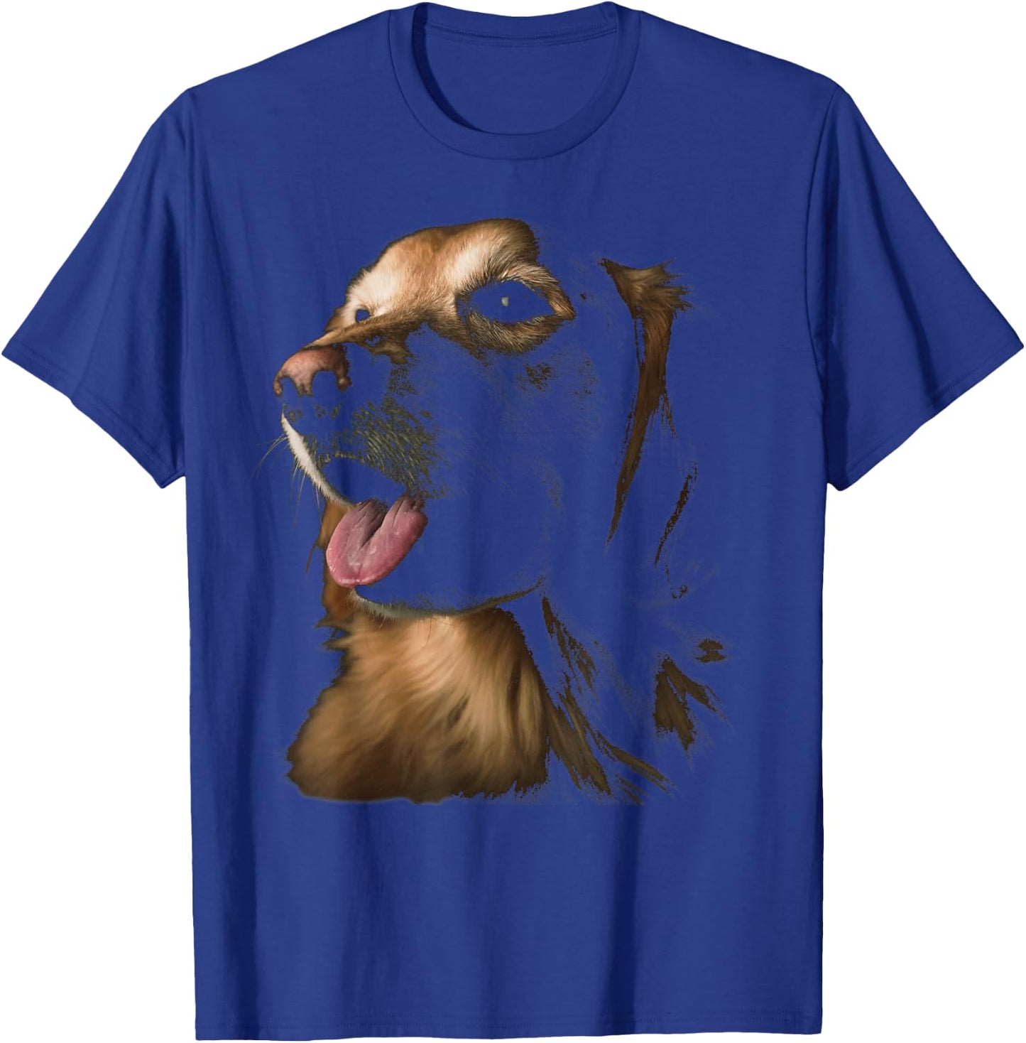 Golden Retriever Face T-Shirt - T-Shirt | Royal
