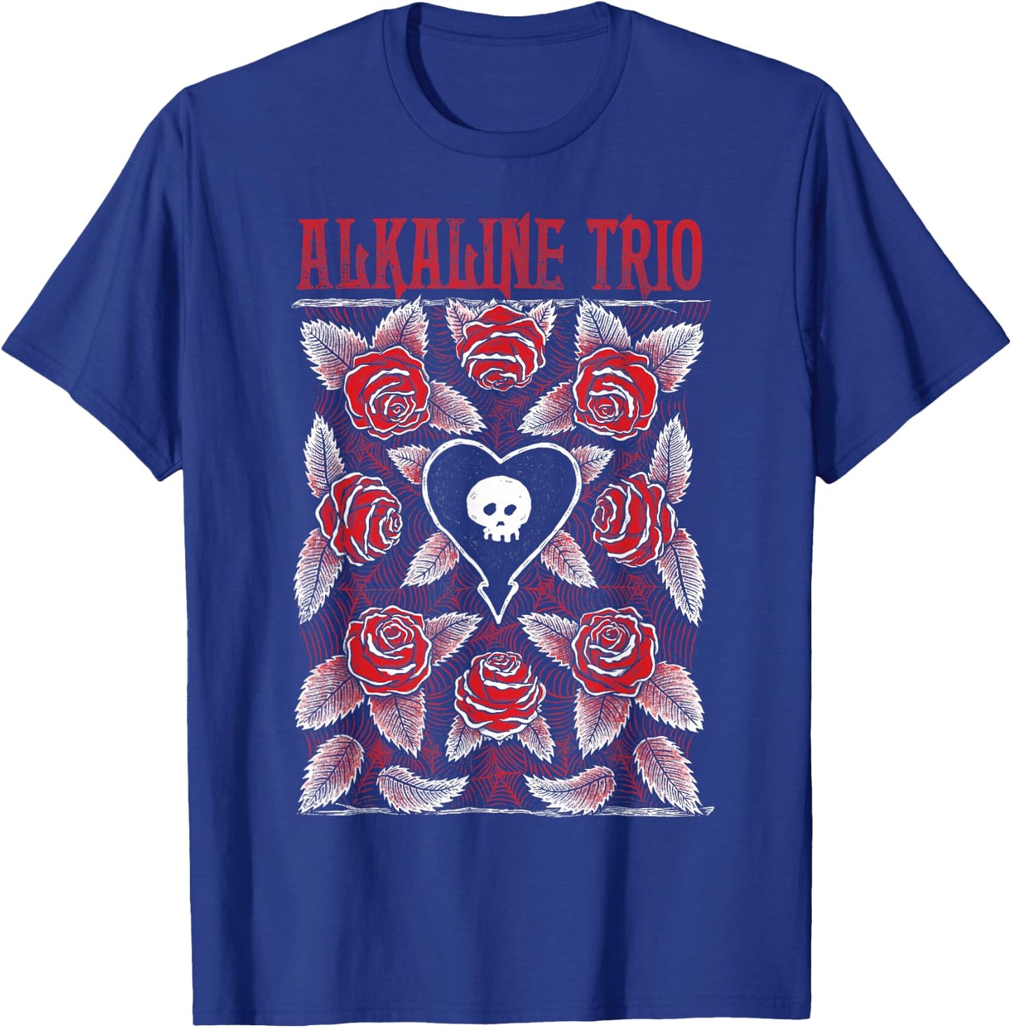 Alkaline Trio - Official Merchandise - Roses T-Shirt - T-Shirt | Royal