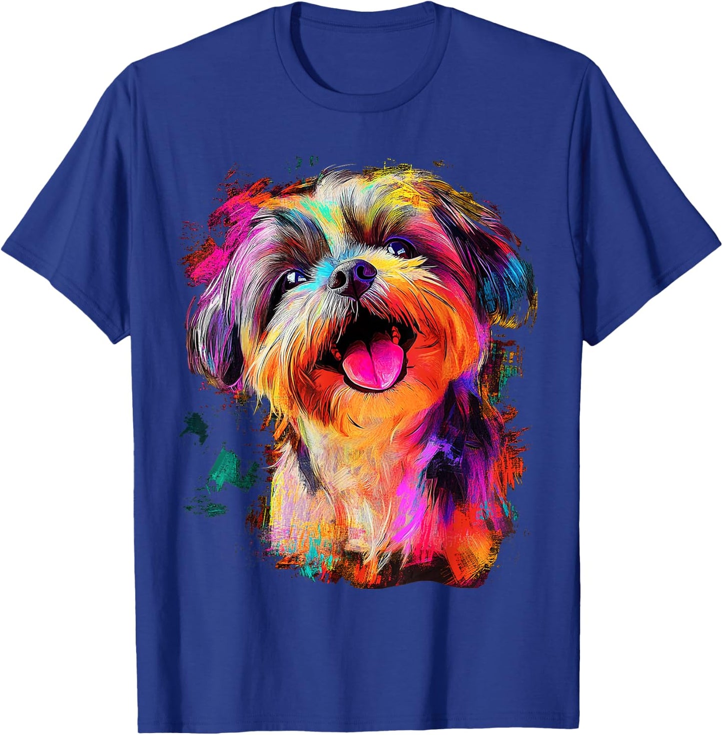 Shih Tzu Dog Motif Pet Art Shih Tzu T-Shirt - T-Shirt | Royal