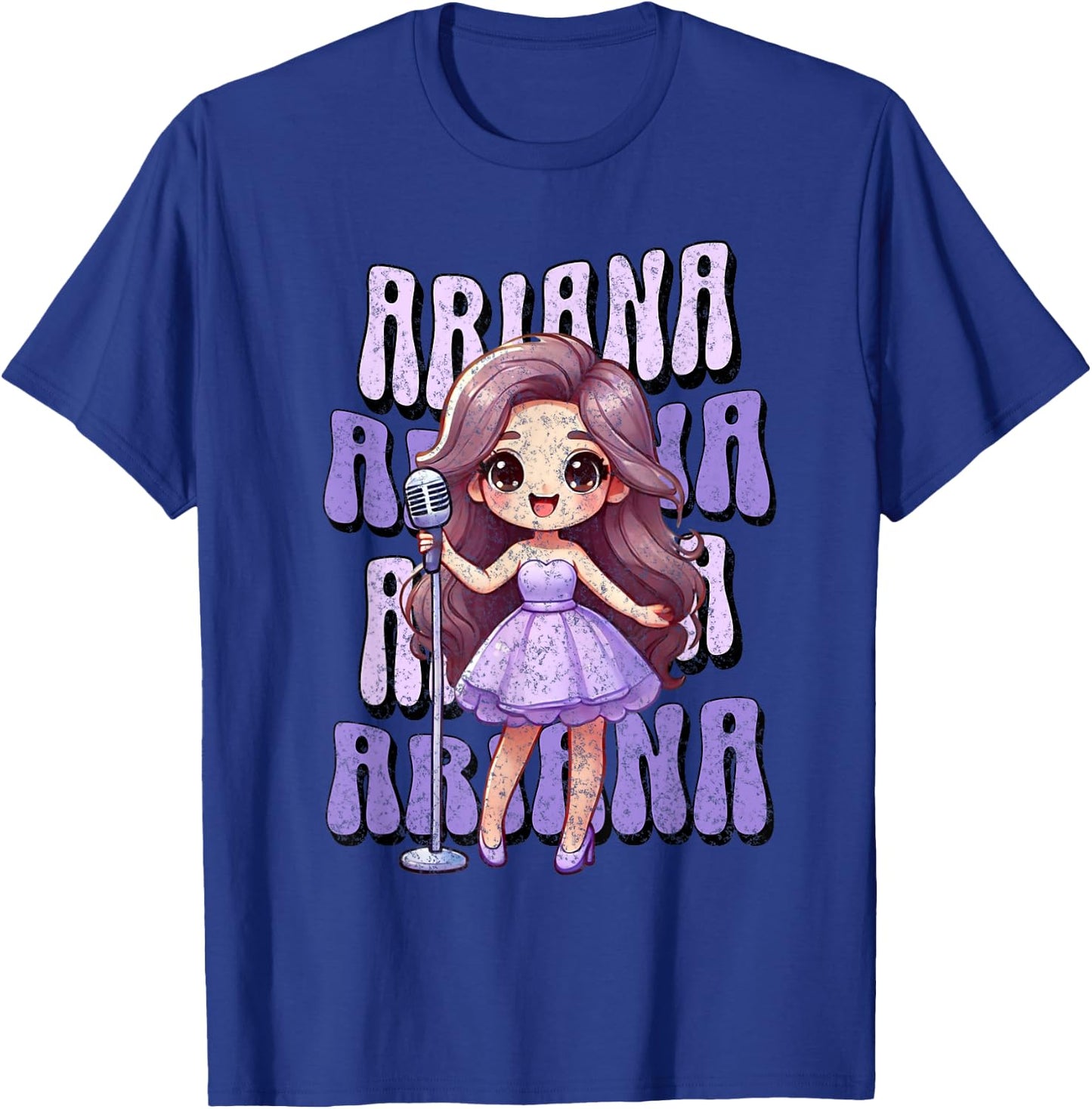 Ariana First Name Proud Personalized Vintage T for Girls T-Shirt - T-Shirt | Royal