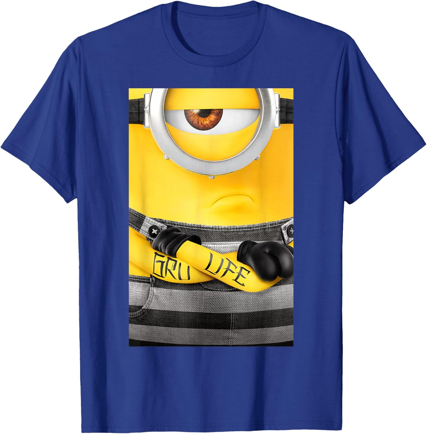 Despicable Me Minions Gru Life Tattoo Graphic T-Shirt - T-Shirt | Royal