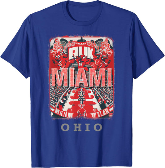 Miami Ohio OH Game Day Excitement SD498 T-Shirt - T-Shirt | Royal