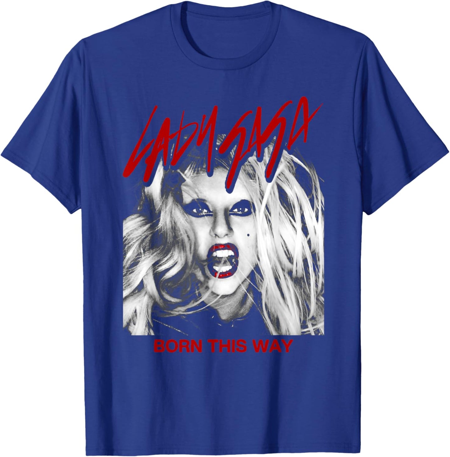 Official Lady Gaga Born This Way Cover T-Shirt - T-Shirt | Royal