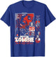 Vintage Zombie Halloween Poster Retro Movie Bloody T-Shirt - T-Shirt | Royal