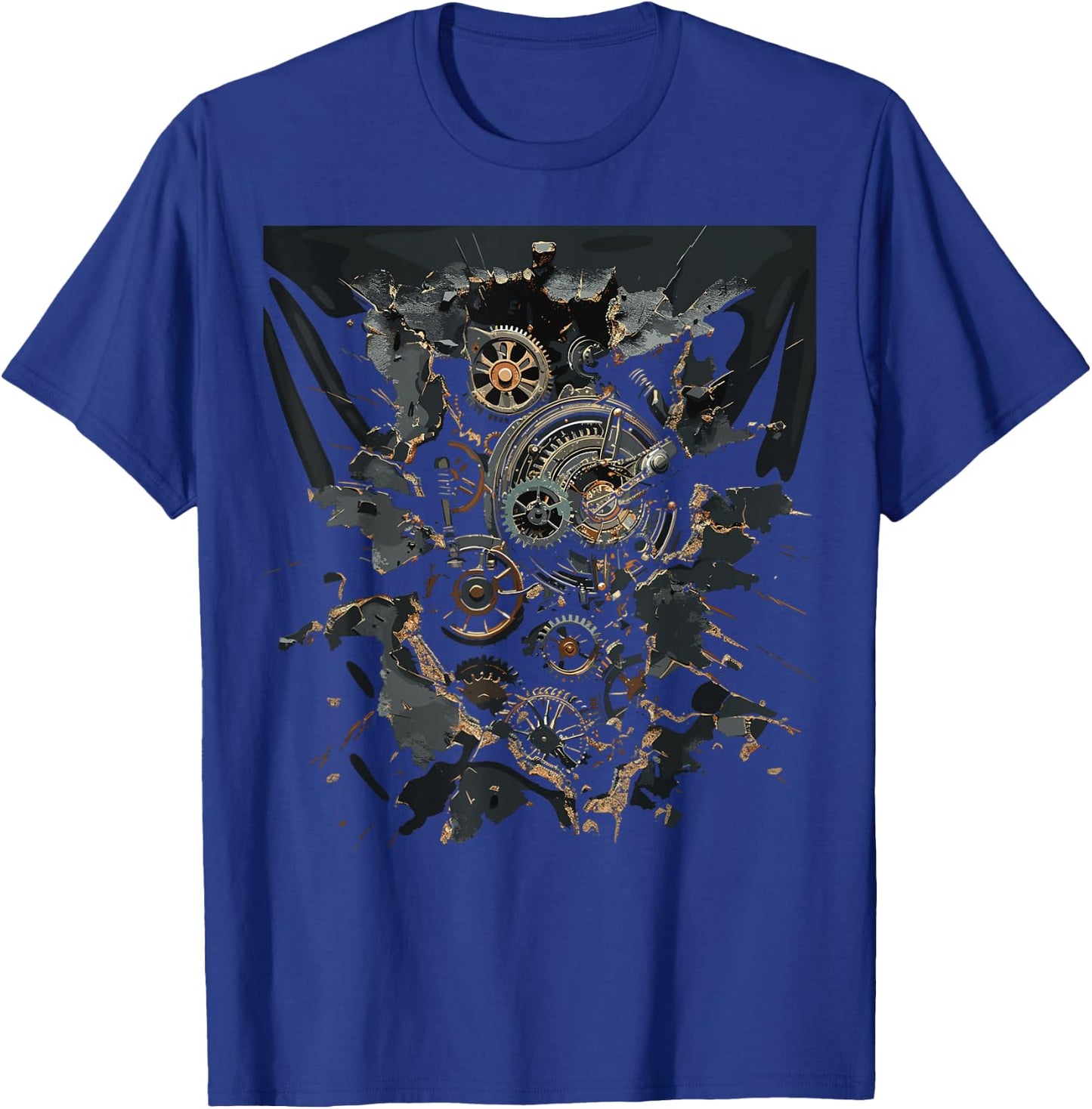 Steam Punk Mechanics Steampunk Art T-Shirt - T-Shirt | Royal