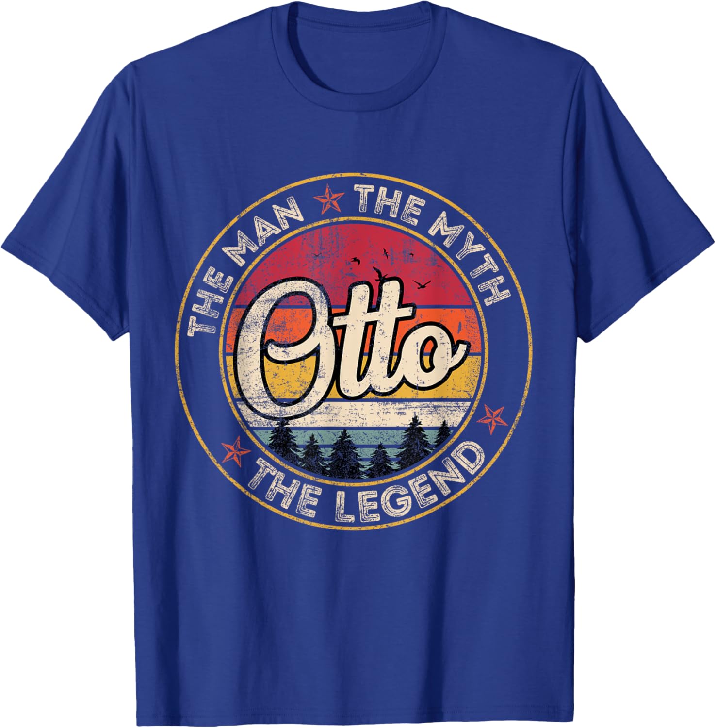 Otto The Man The Myth The Legend Personalized Name T-Shirt - T-Shirt | Royal