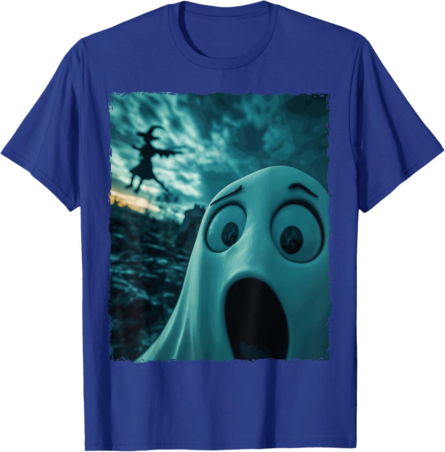 Funny Boo Ghost Witch Halloween Costume T-Shirt - T-Shirt | Royal