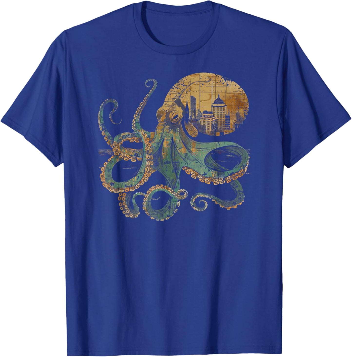 Octopus Shirt / Melodic T-Shirt - T-Shirt | Royal