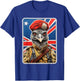Emu War Hero Design - Emu in Military Uniform T-Shirt - T-Shirt | Royal