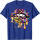 Mardi Gras Lip Women Girl Fleur De Lis Costume Funny T-Shirt - T-Shirt | Royal