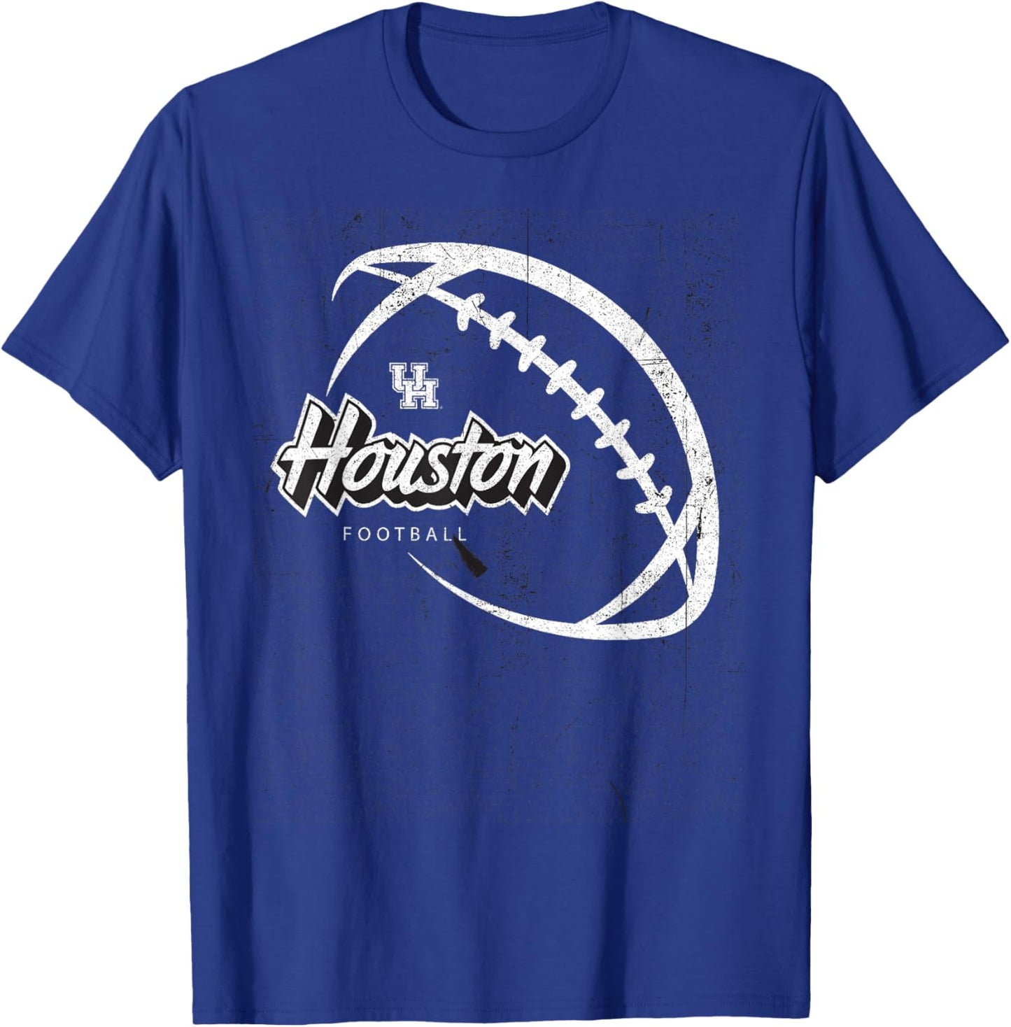 University of Houston Black Out Football | Houston Cougars T-Shirt - T-Shirt | Royal
