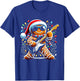 Rock Guitar Gingerbread Playing Guitar -Funny Christmas Xmas T-Shirt - T-Shirt | Royal