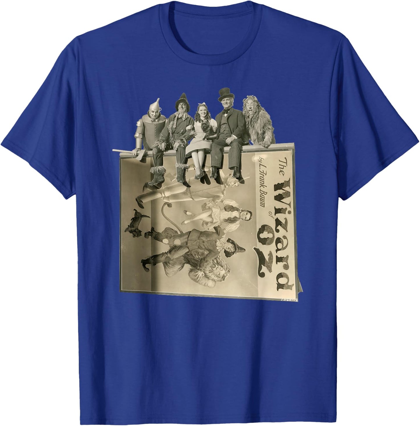 Tin Man Cowarldly Lion Scarecrow Toto Dorothy Wizard of OZ T-Shirt - T-Shirt | Royal
