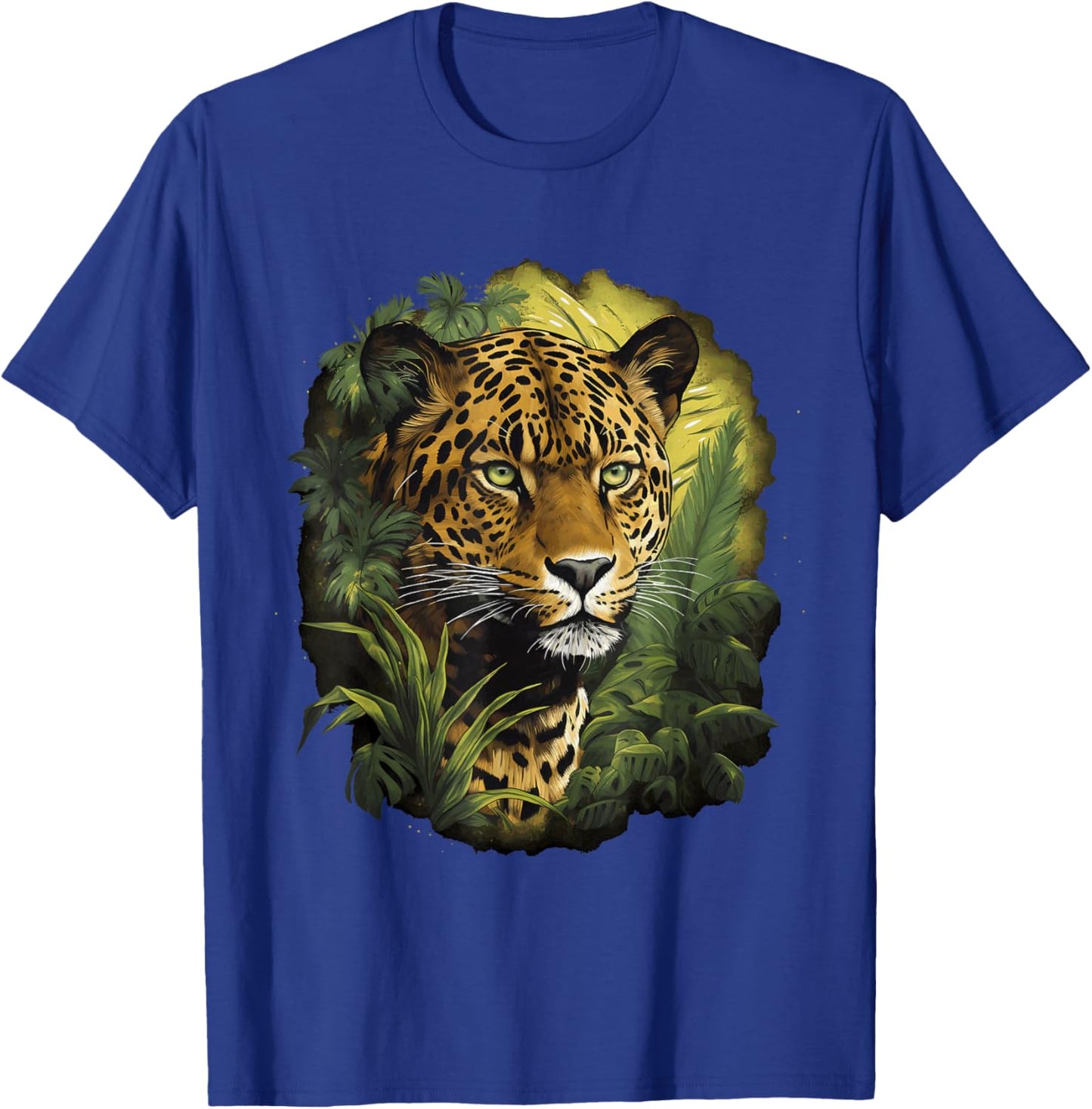 Jaguar Big Cat Lover Print Graphic Design Men Women Kids T-Shirt - T-Shirt | Royal