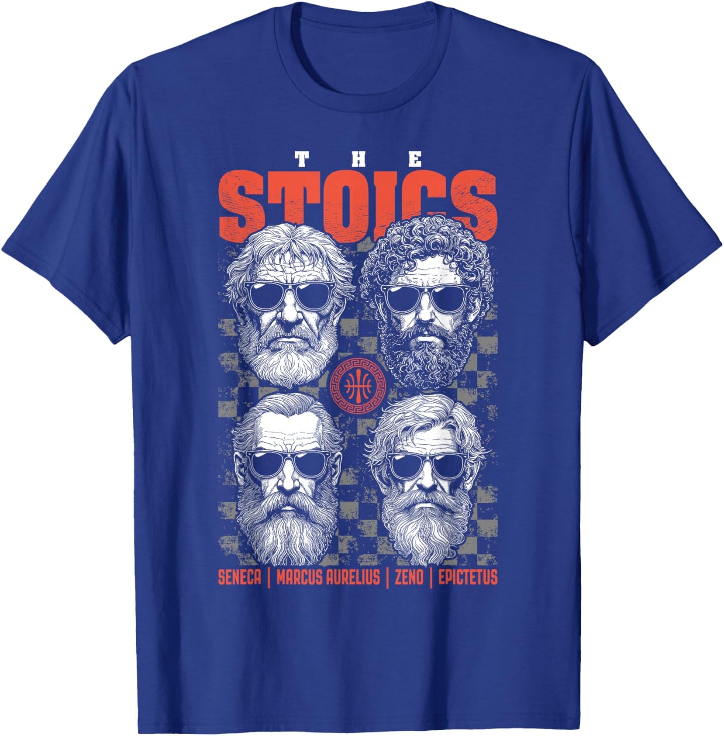 Funny Stoic Philosophy Stoics Band Philosophers , Black, S T-Shirt - T-Shirt | Royal
