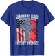 German By Blood American By Birth Patriot By Choice T-Shirt - T-Shirt | Royal