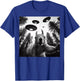 Squirrel Selfie With Alien UFO Funny Gifts Women Kid T-Shirt - T-Shirt | Royal