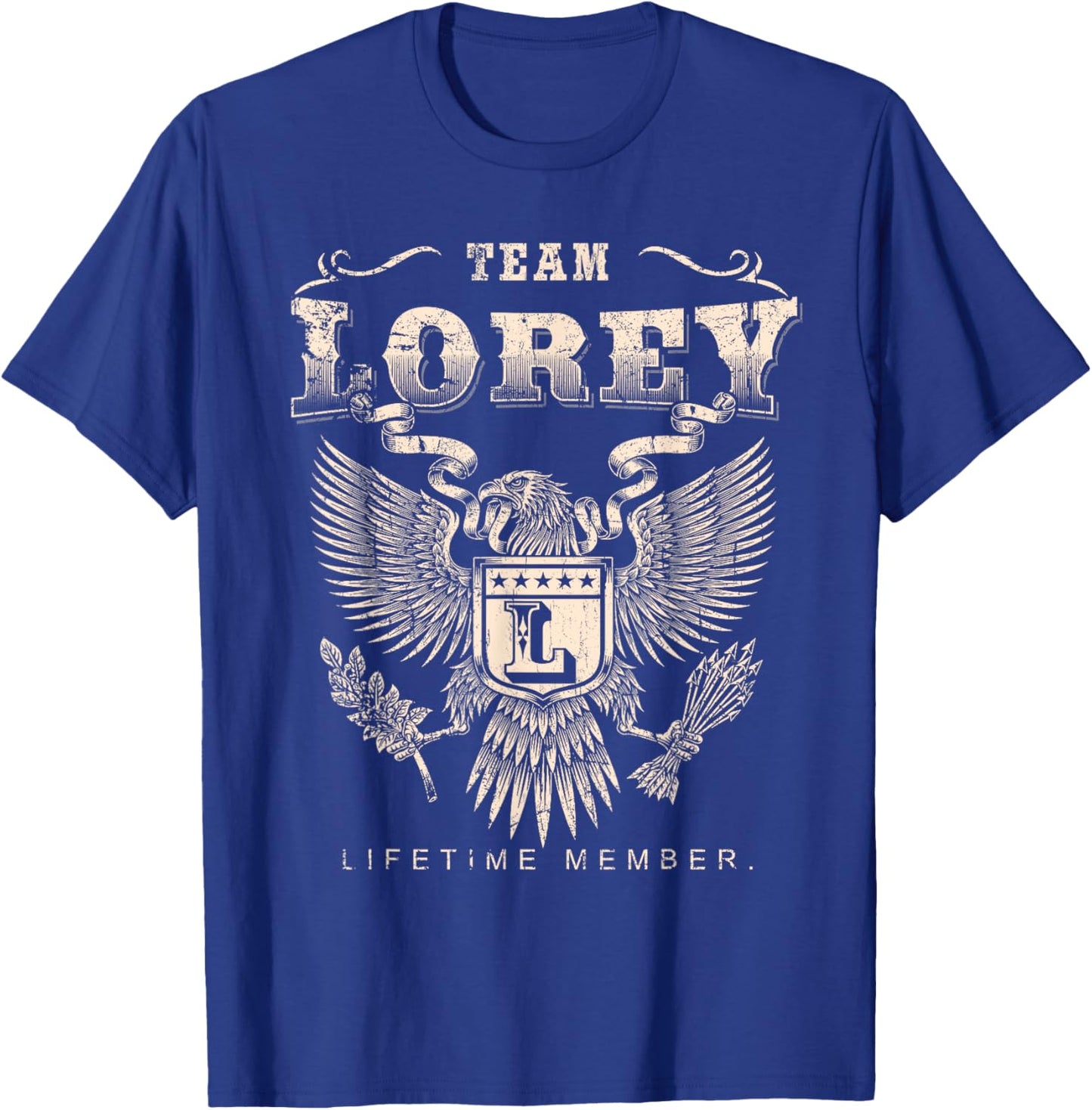 Team Lorey Lifetime Member - Lorey Name T-Shirt - T-Shirt | Royal