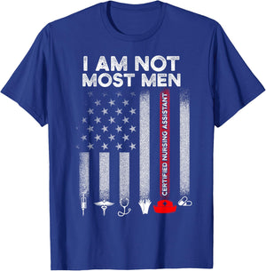 CNA Most Men Certified Nursing Assistant DA1 T-Shirt - T-Shirt | Royal