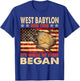 West Babylon New York USA Flag 4th Of July T-Shirt - T-Shirt | Royal