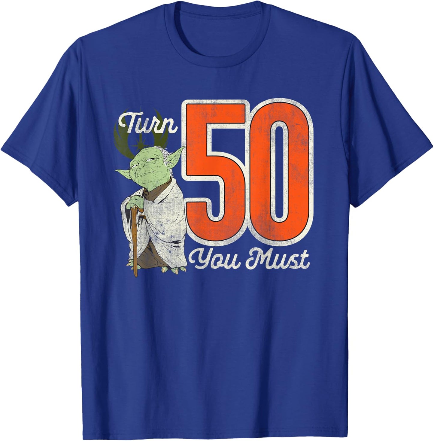 Star Wars Yoda 50th Birthday T-Shirt - T-Shirt | Royal