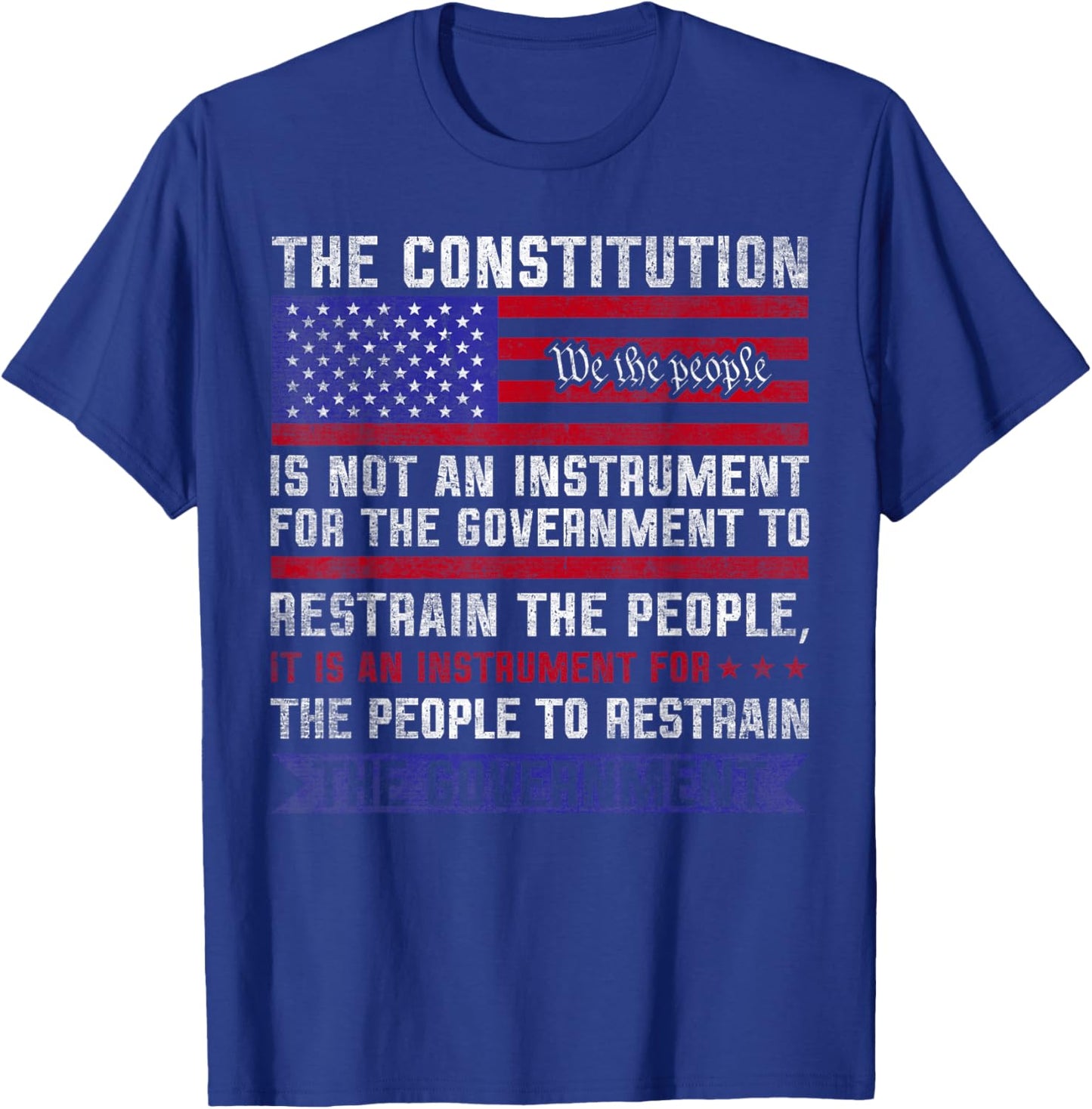 The Constitution is an Instrument - US Patriotic T-Shirt - T-Shirt | Royal