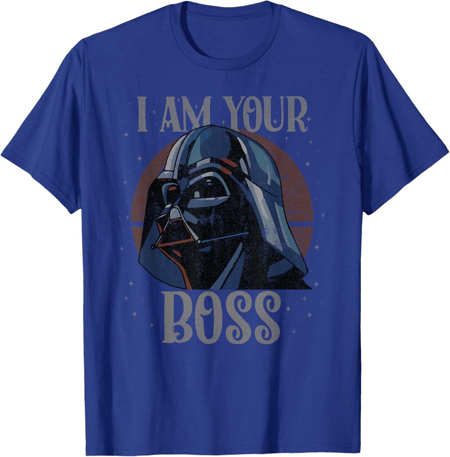 Star Wars Darth Vader I Am Your Boss Retro Quote Funny Gift T-Shirt - T-Shirt | Royal