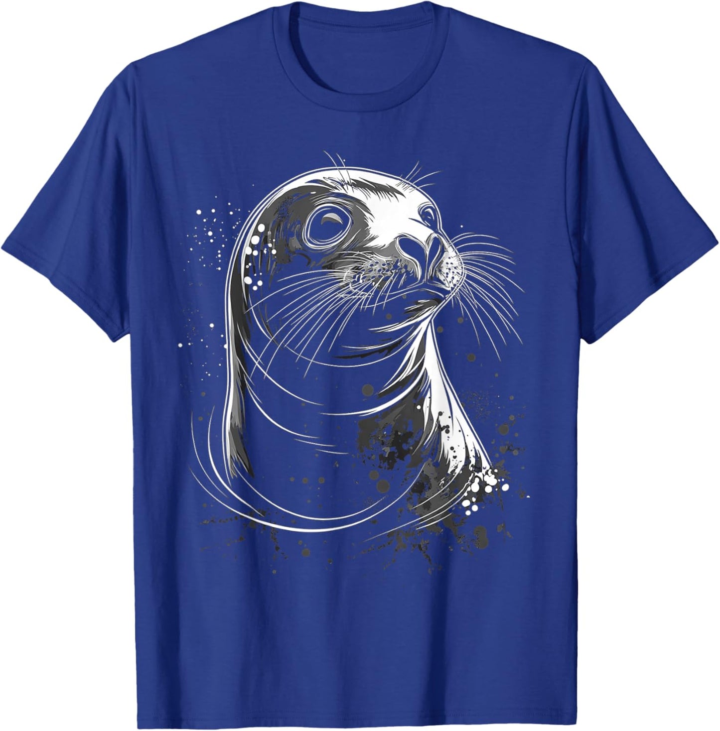 Seal Animal Graphic Artwork Seal T-Shirt - T-Shirt | Royal