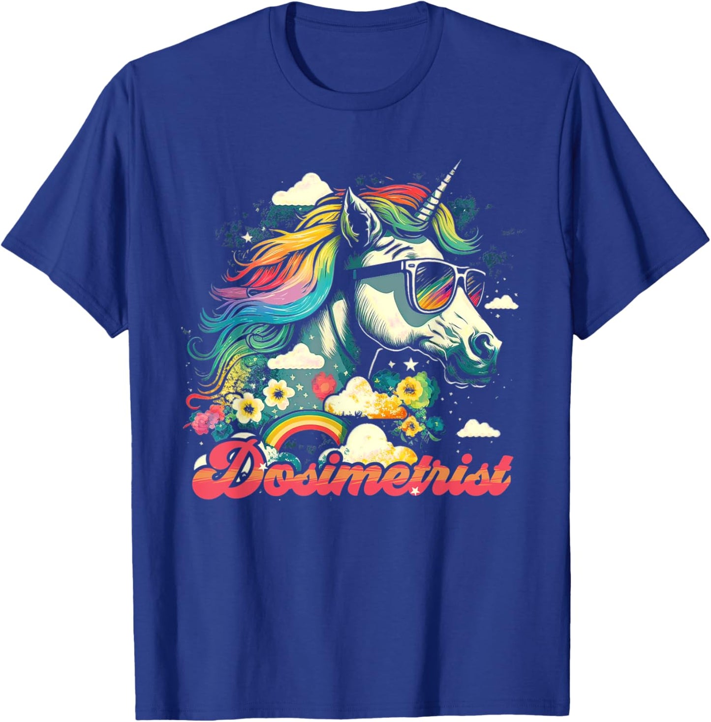 Rainbow Unicorn Dosimetrist | Dosimetry T-Shirt - T-Shirt | Royal