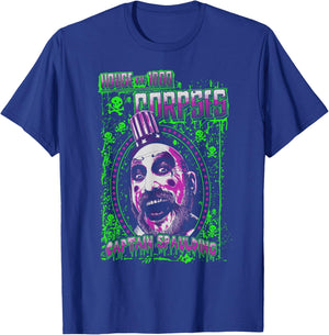 Rob Zombie – Captain Spaulding Green Splatter T-Shirt - T-Shirt | Royal