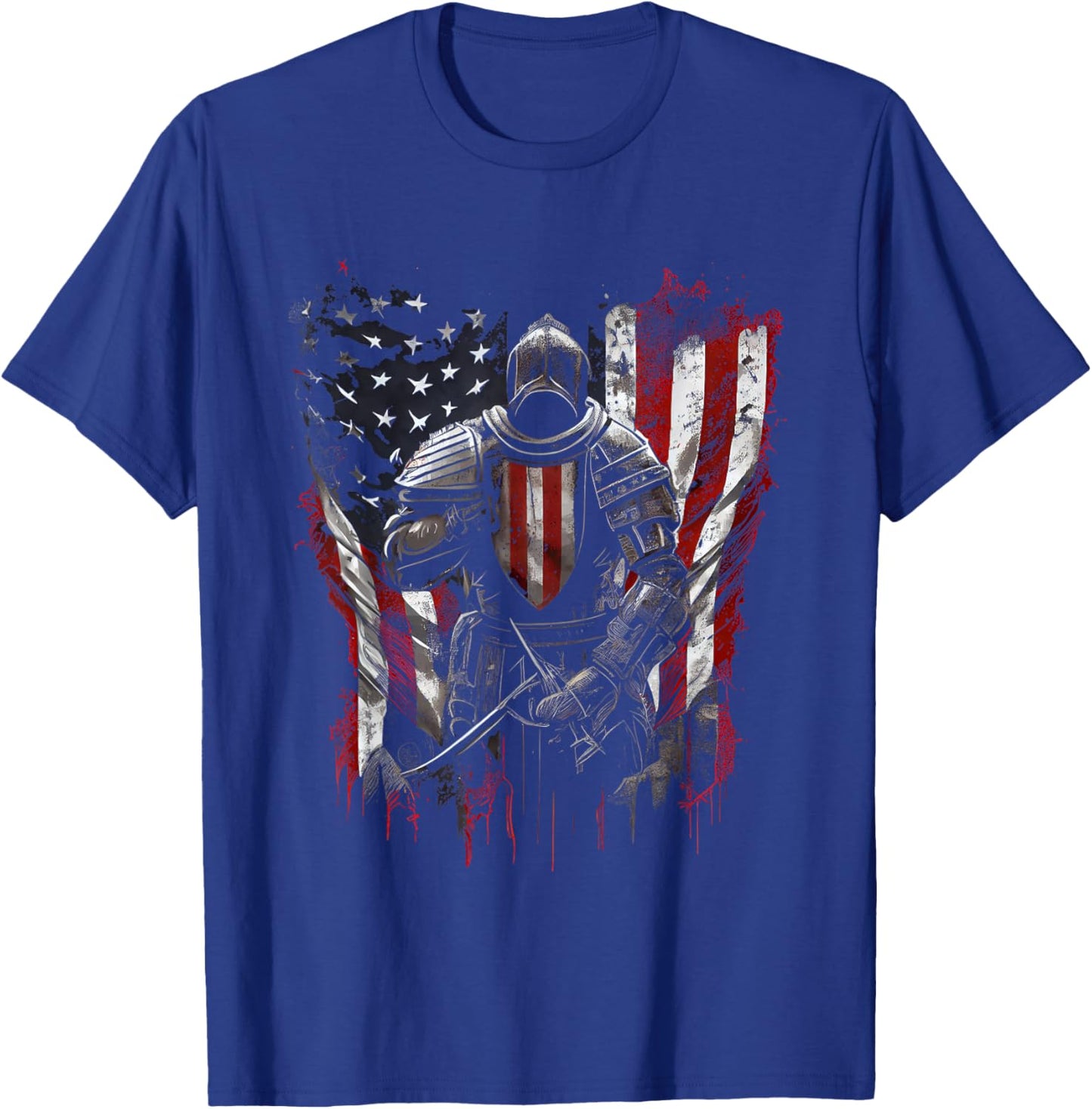 Crusader Templar Kneeling Crusader Templar Warrior Of Christ T-Shirt - T-Shirt | Royal
