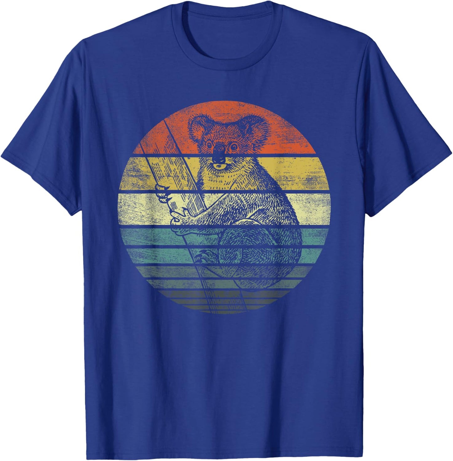 Koala Bear Gifts Retro Sunset Animal Lover Koala Silhouette T-Shirt - T-Shirt | Royal
