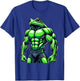 Muscular Frog Powerlifting Weightlifting Gym Workout T-Shirt - T-Shirt | Royal